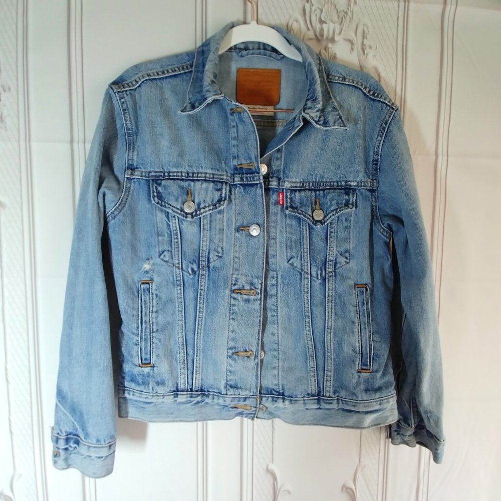 Levi's premium denim trucker jacket - XS - Big E Jean Jacket